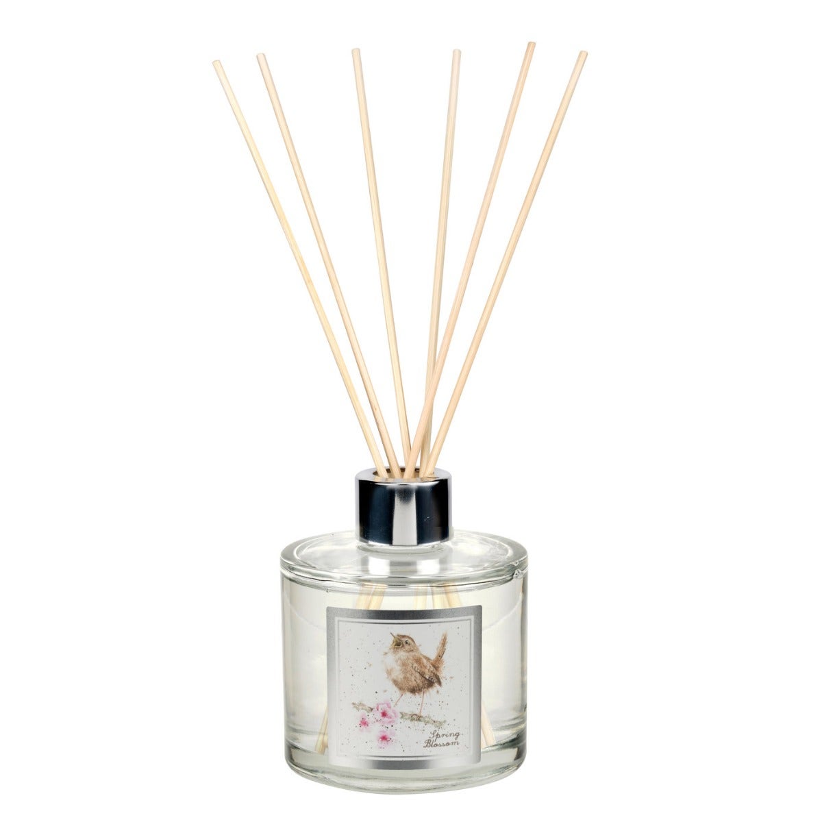 Royal Worcester Wrendale Designs Spring Blossom 200ml Reed Diffuser - Darjeeling & Damask Rose