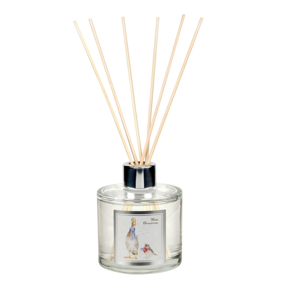 Royal Worcester Wrendale Designs Duck 200ml Reed Diffuser - White Christmas