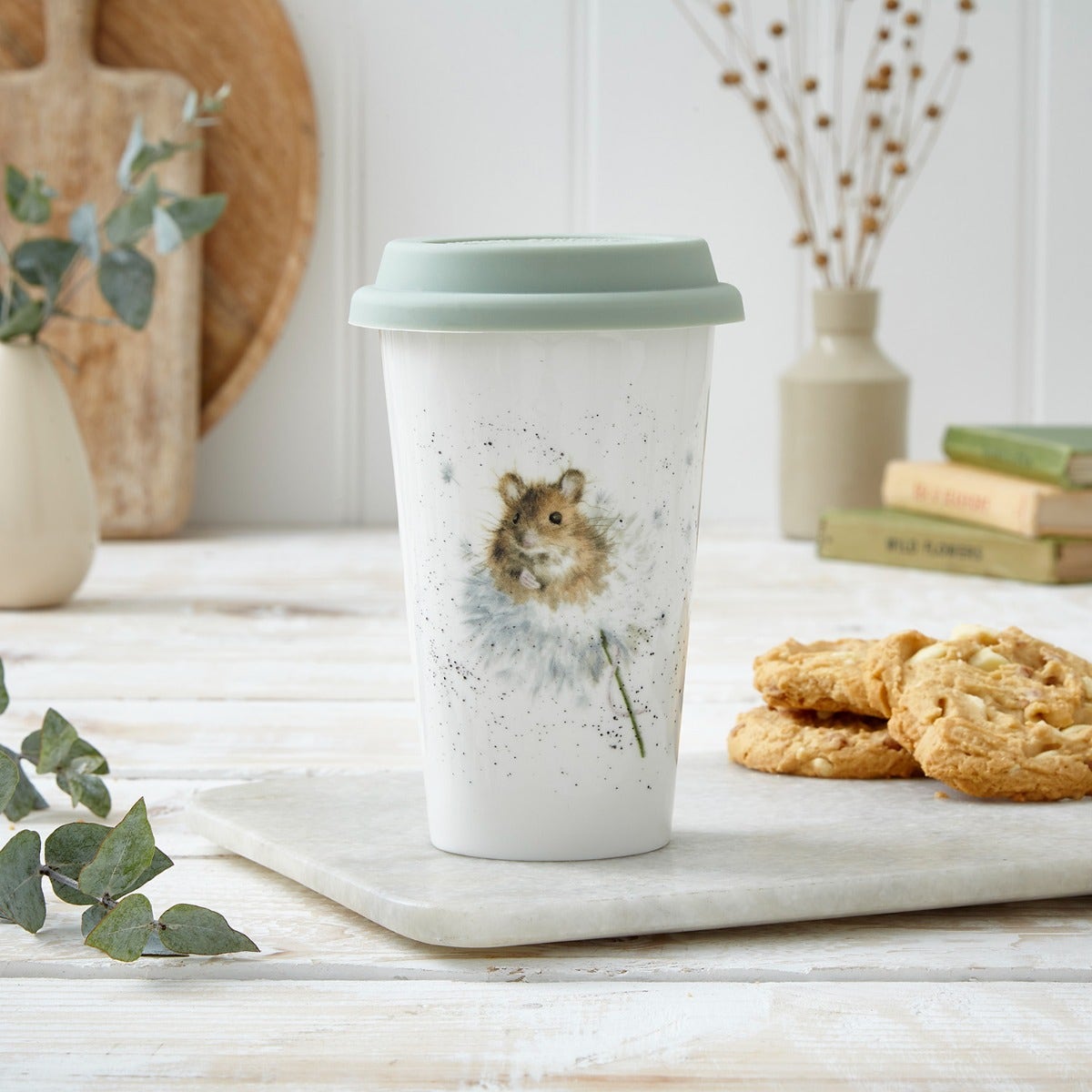 Royal Worcester Wrendale Designs Travel Mug - Mice