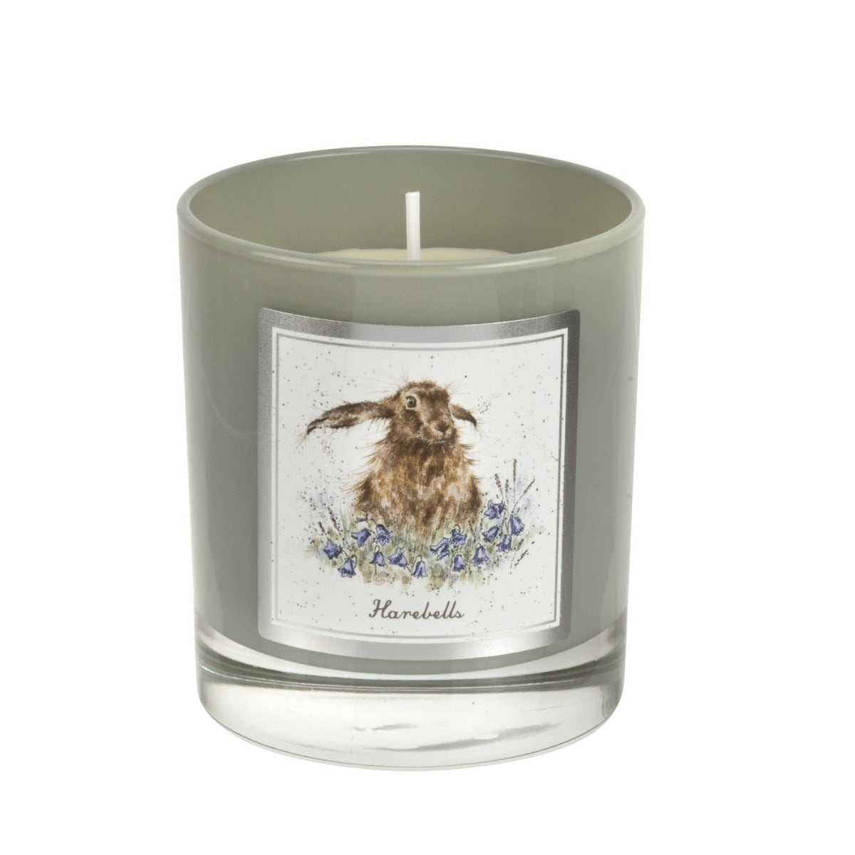 Royal Worcester Wrendale Designs Hare Glass Candle Chai & Lime Blossom