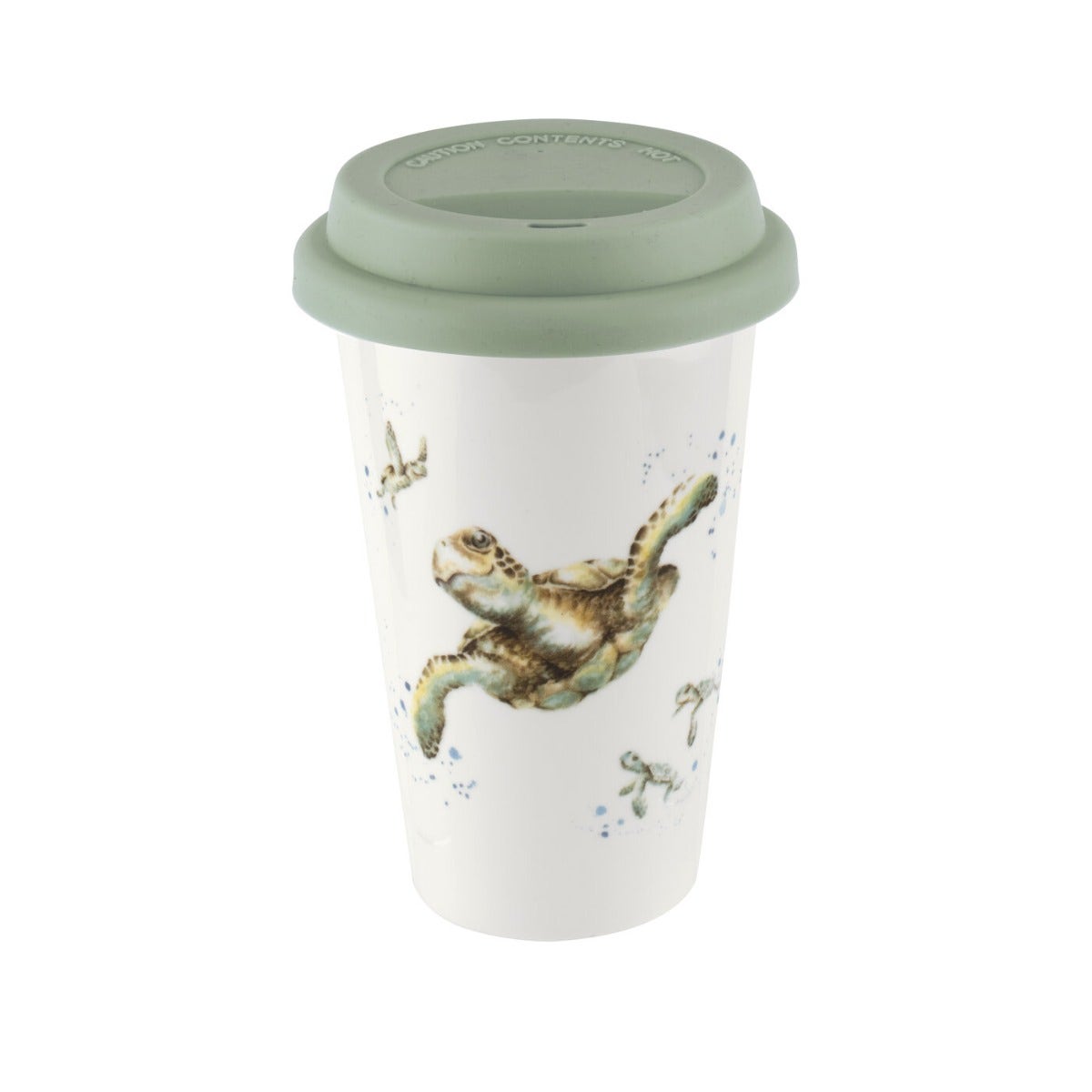 Royal Worcester Wrendale Designs Turtle Travel Mug