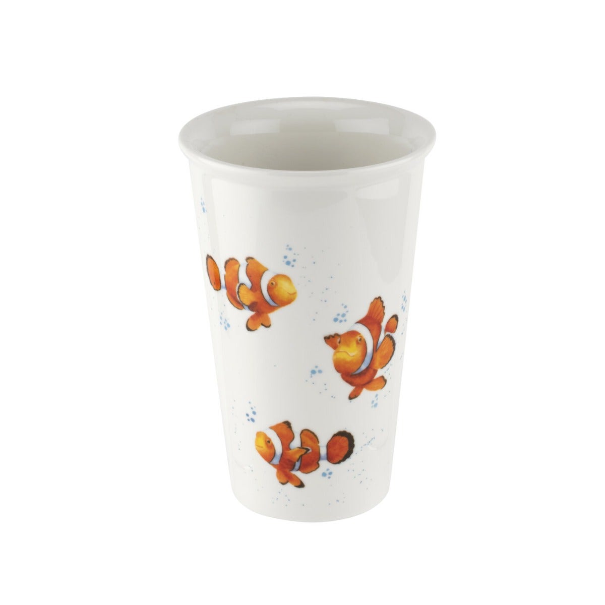 Royal Worcester Wrendale Designs Clown Fish Travel Mug