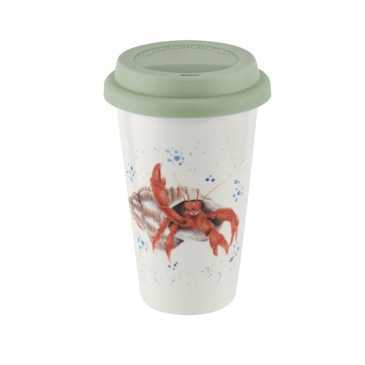 Royal Worcester Wrendale Designs Hermit Crab Travel Mug