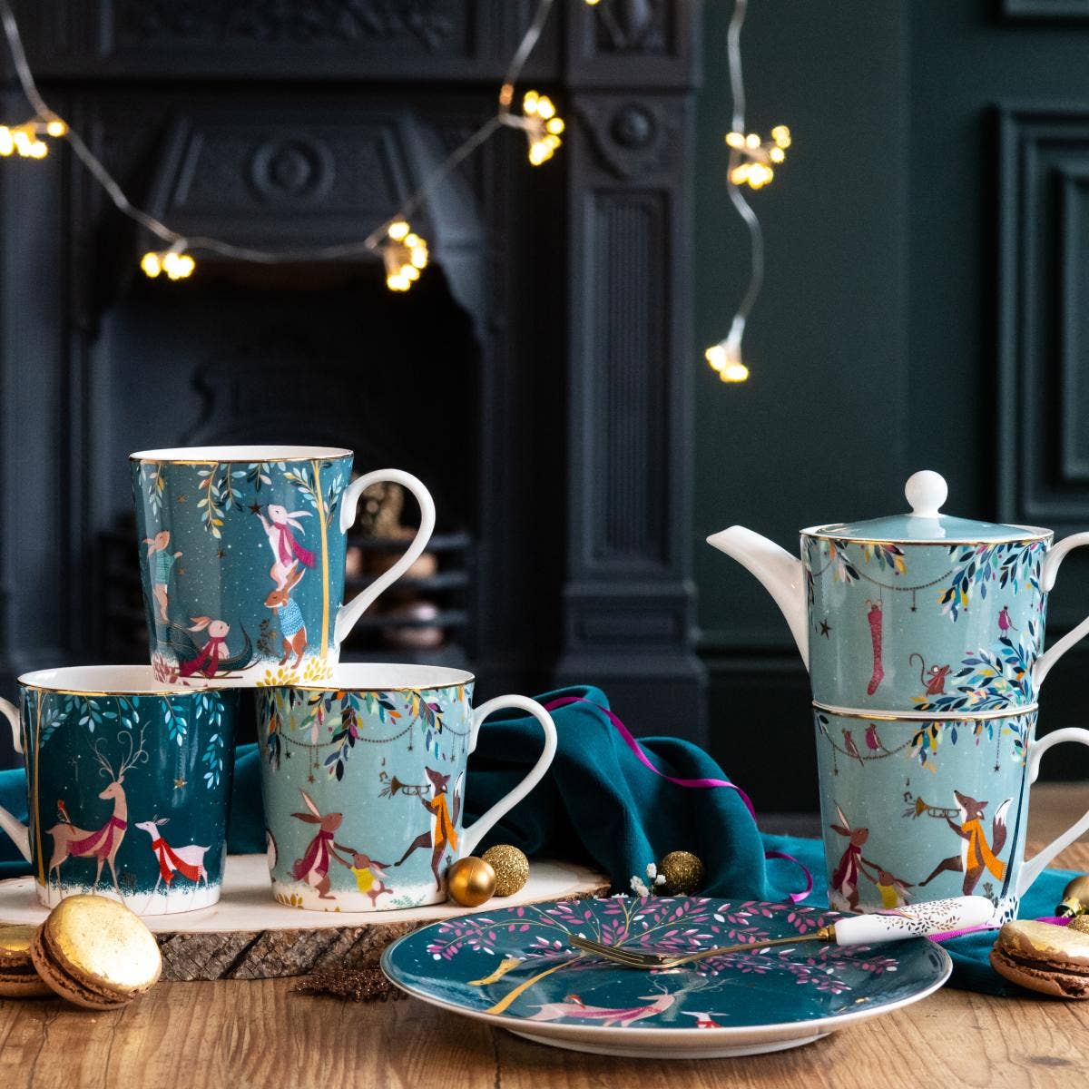 Woodland Tales Mug, Merry Band