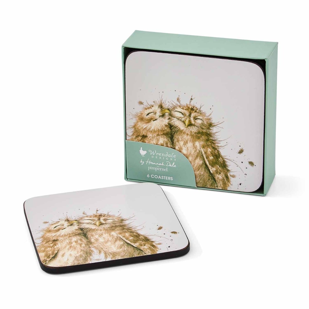 Pimpernel Wrendale Designs Coasters Set of 6 - Owl