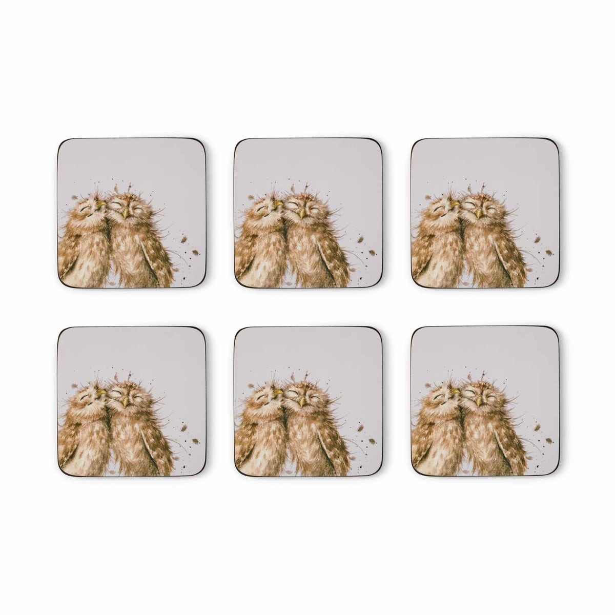 Pimpernel Wrendale Designs Coasters Set of 6 - Owl