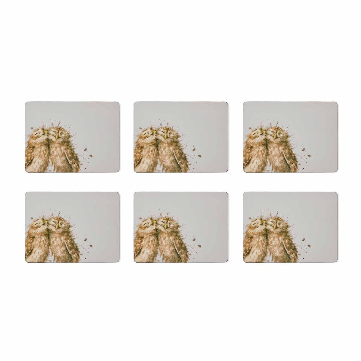 Pimpernel Wrendale Designs Placemats Set of 6 - Owl 