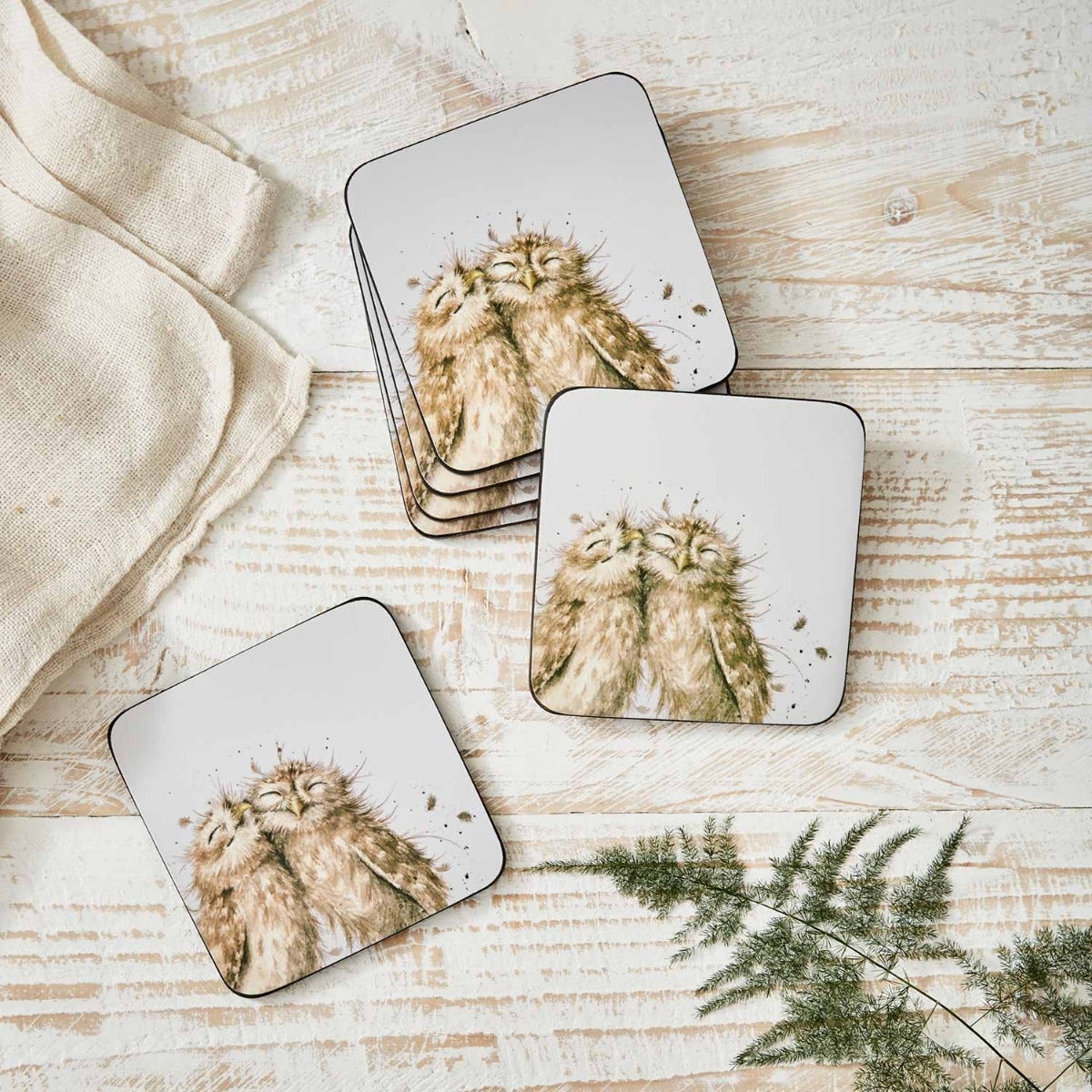 Pimpernel Wrendale Designs Coasters Set of 6 - Owl