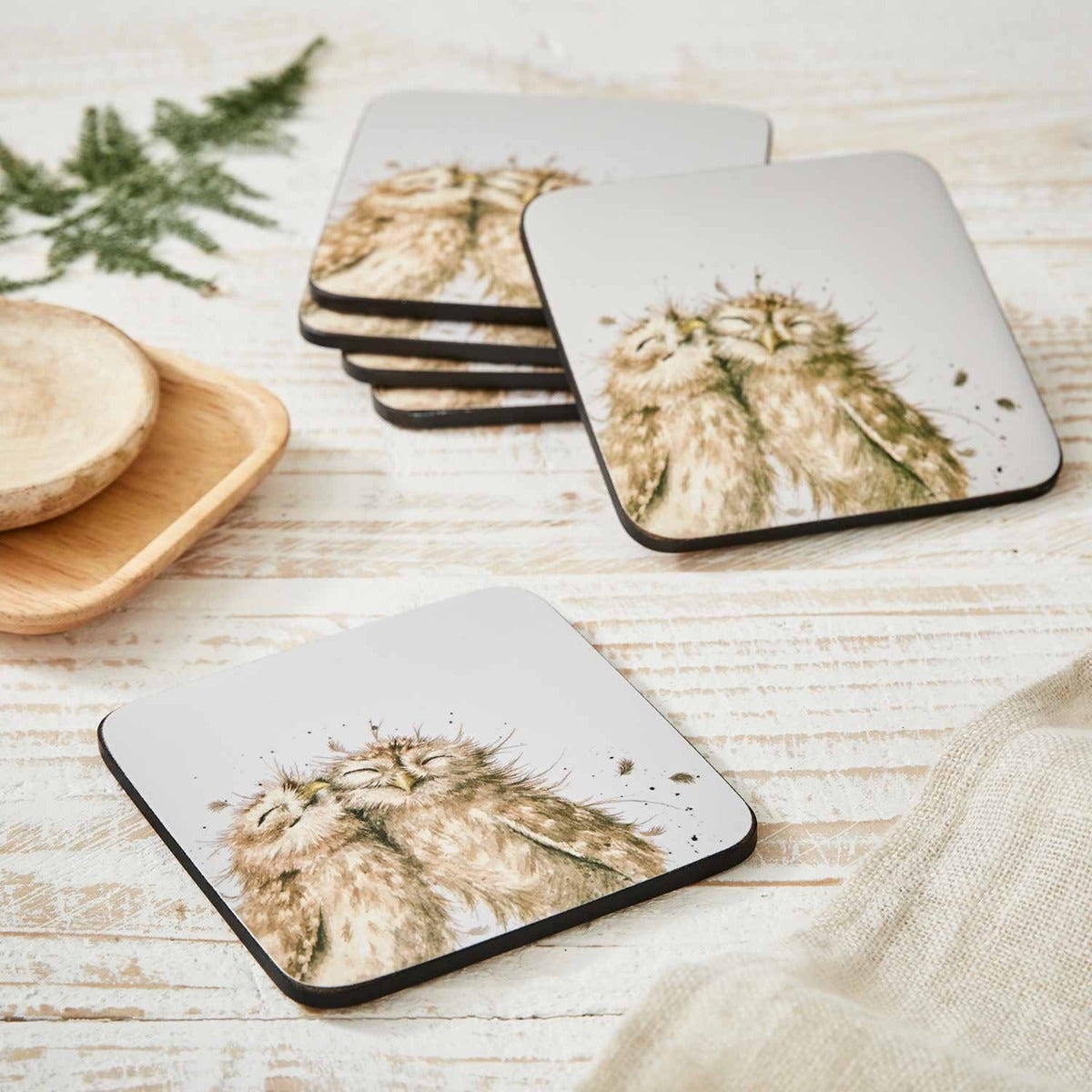 Pimpernel Wrendale Designs Coasters Set of 6 - Owl