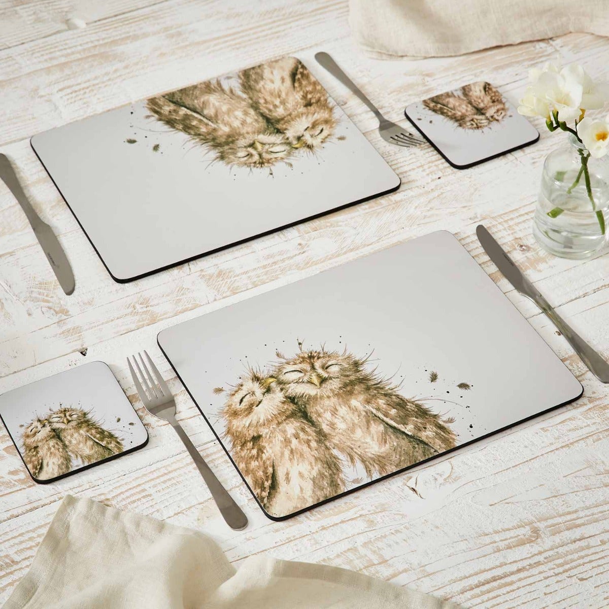 Pimpernel Wrendale Designs Placemats Set of 6 - Owl 