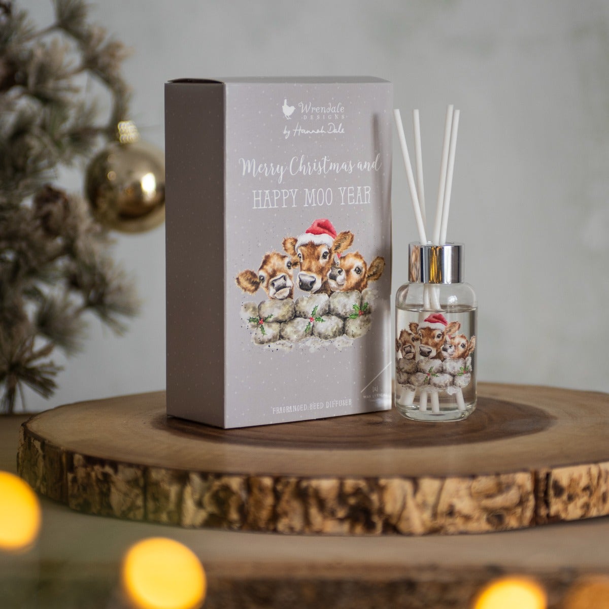 Wrendale Designs Happy Moo Year Reed Diffuser