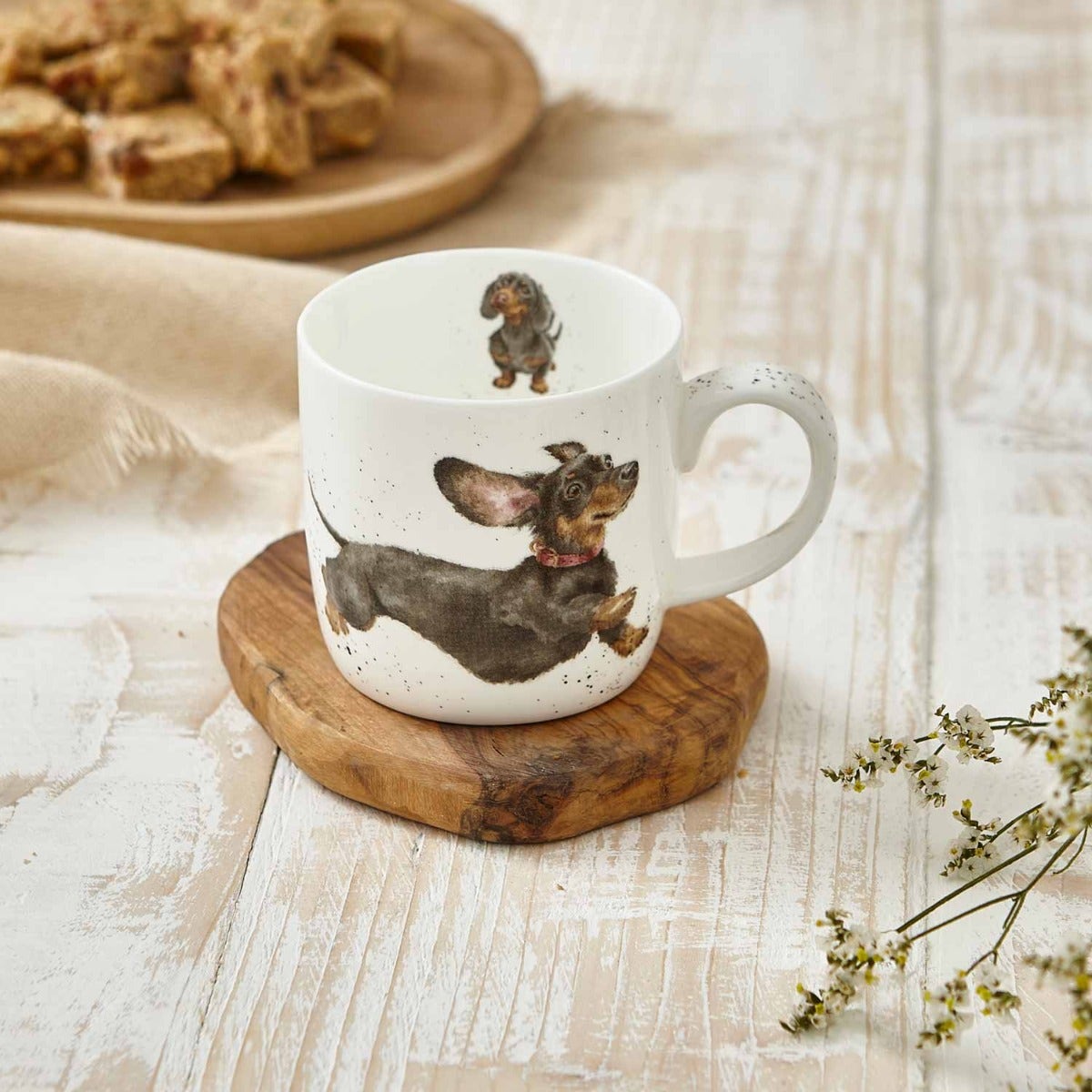 Wrendale Designs That Friday Feeling Dachshund Mug