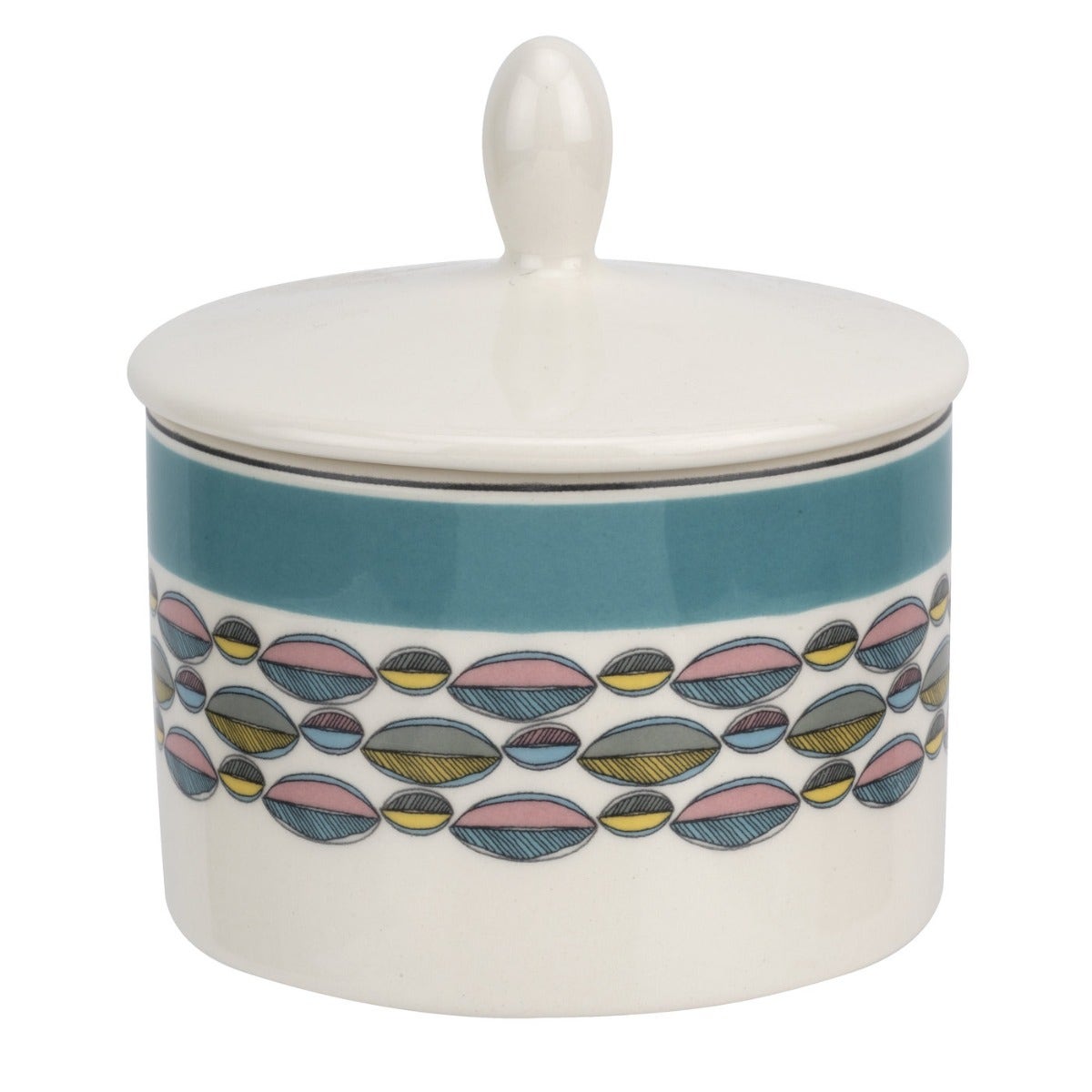 Portmeirion Westerly Turquoise Covered Sugar Pot