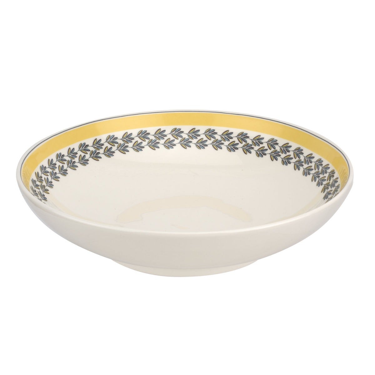 Seconds Portmeirion Westerly Set of 6 8.5 Inch Pasta Bowl  - Yellow 