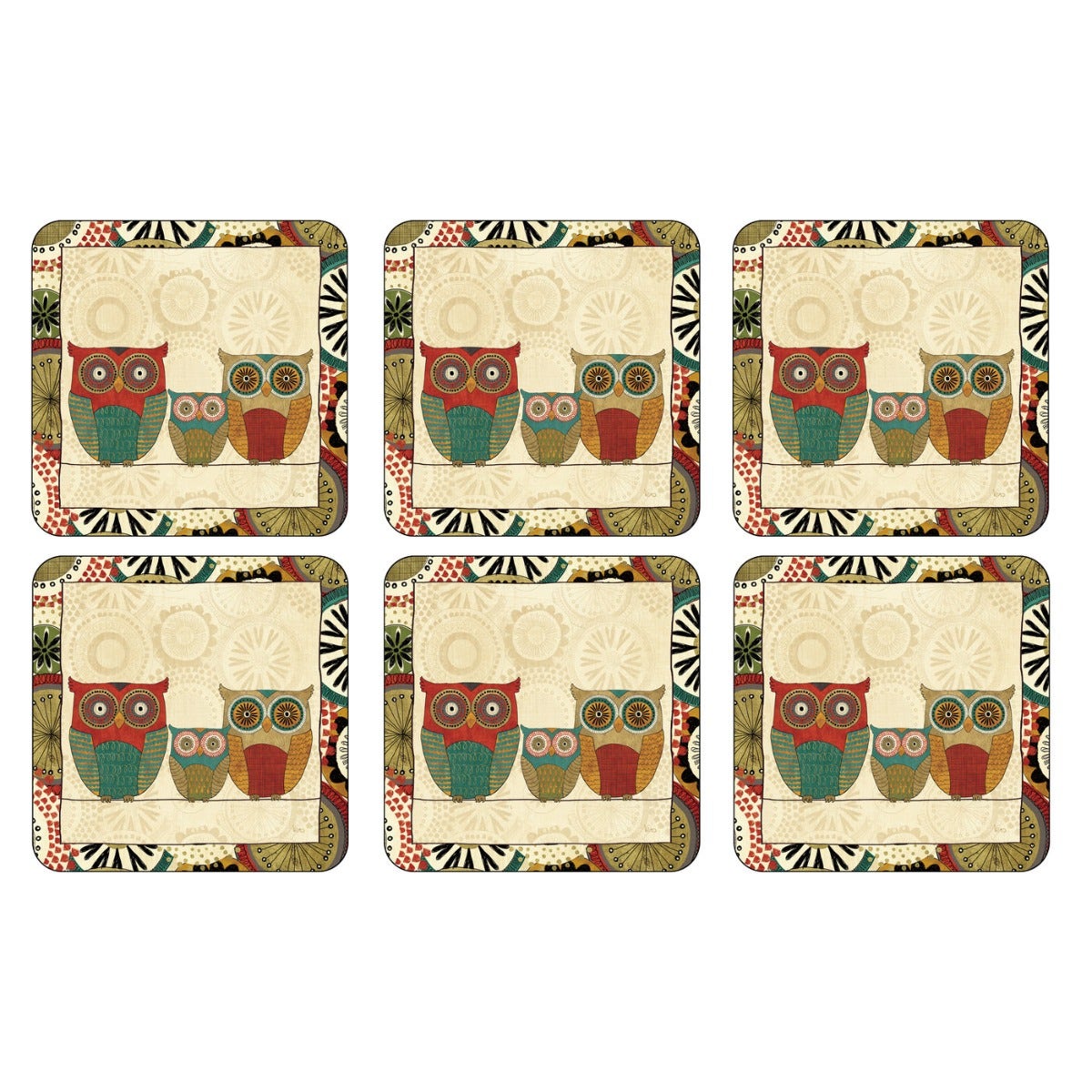 Pimpernel Spice Road Set of 6 Coasters