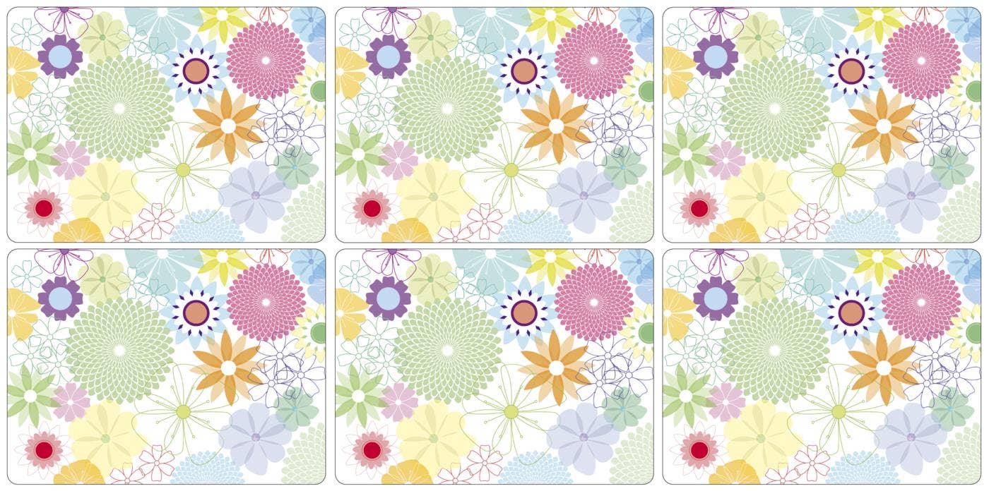 Pimpernel Crazy Daisy Placemats Set of 6