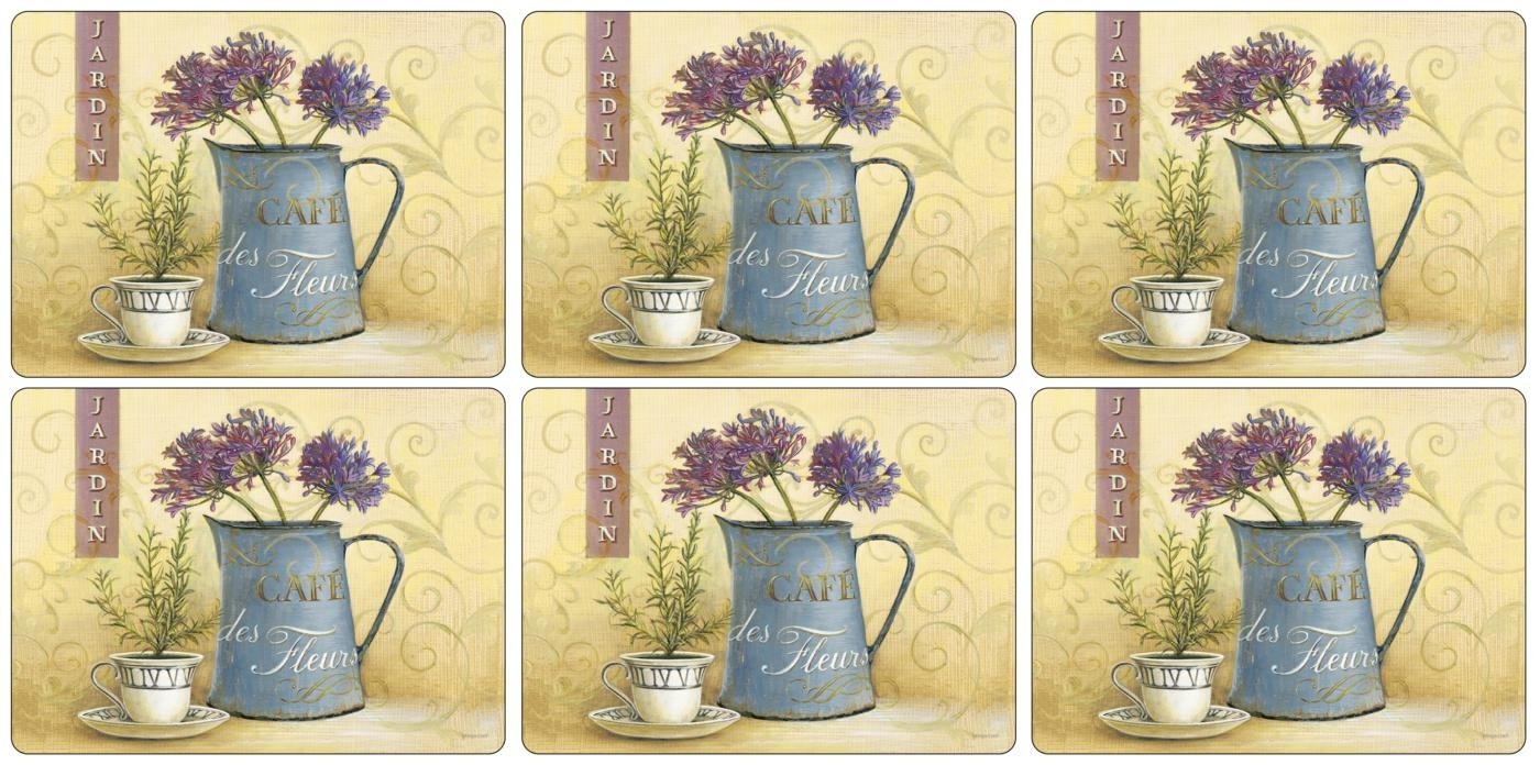 Pimpernel Cafe de Fleurs Placemats Set of 6 