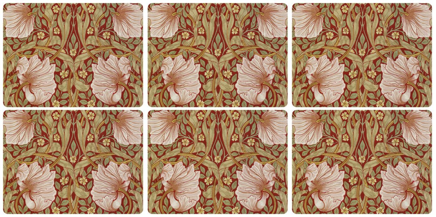 Pimpernel Red Placemats Set of 6