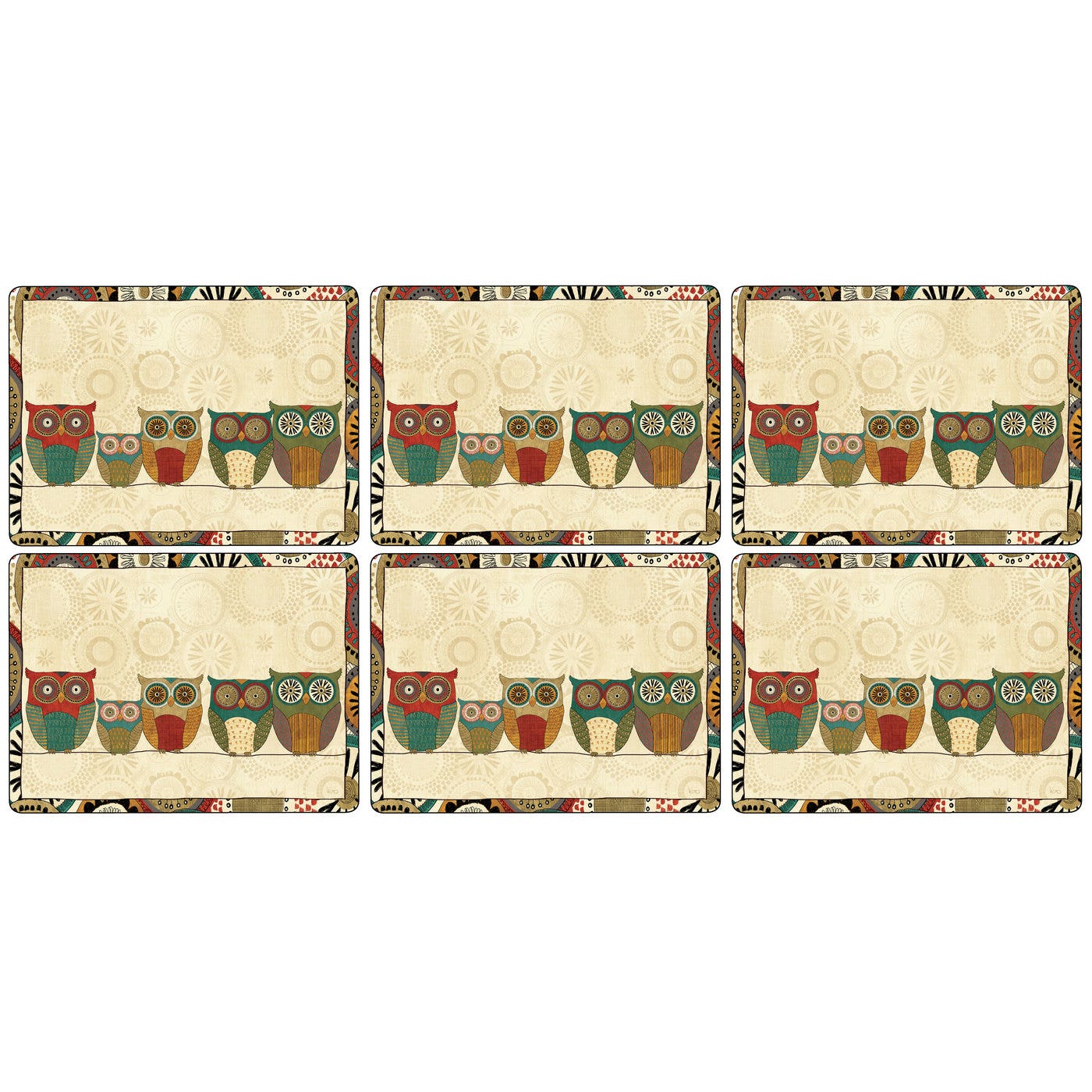 Pimpernel Spice Road Placemats Set of 6