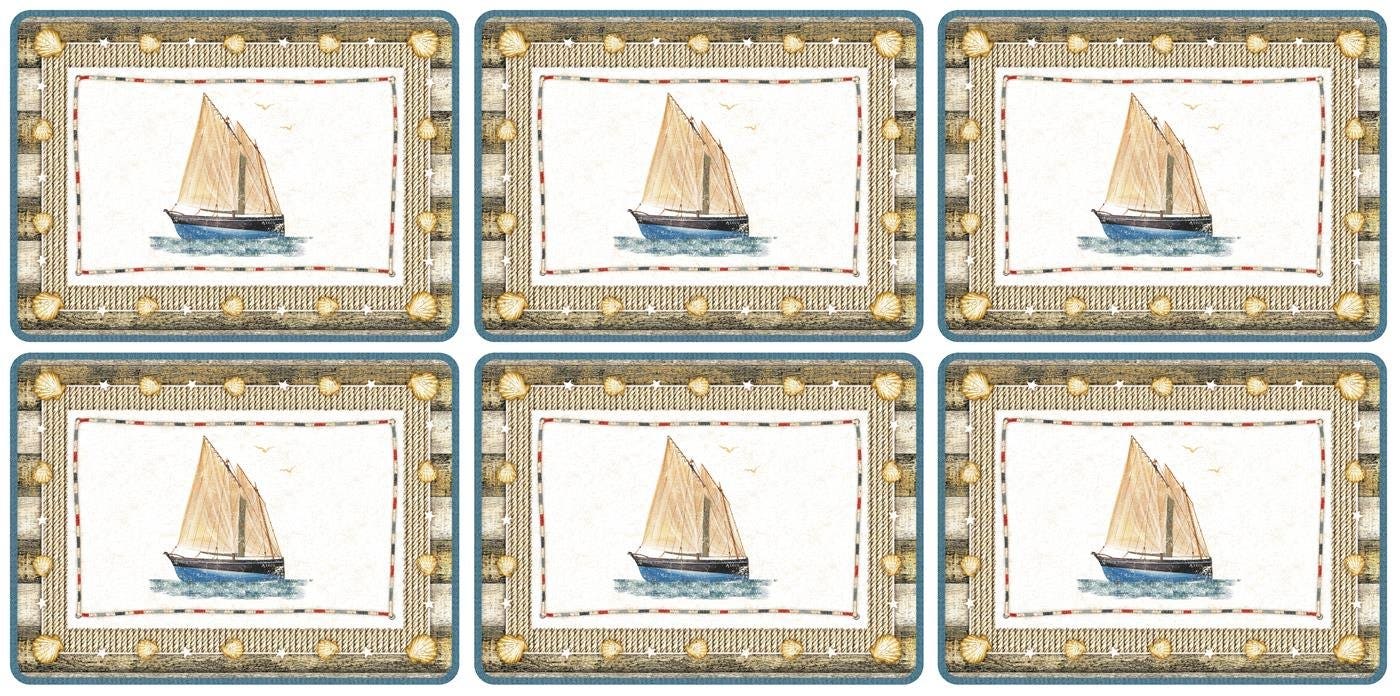 Pimpernel Coastal Breeze Placemat Set of 6
