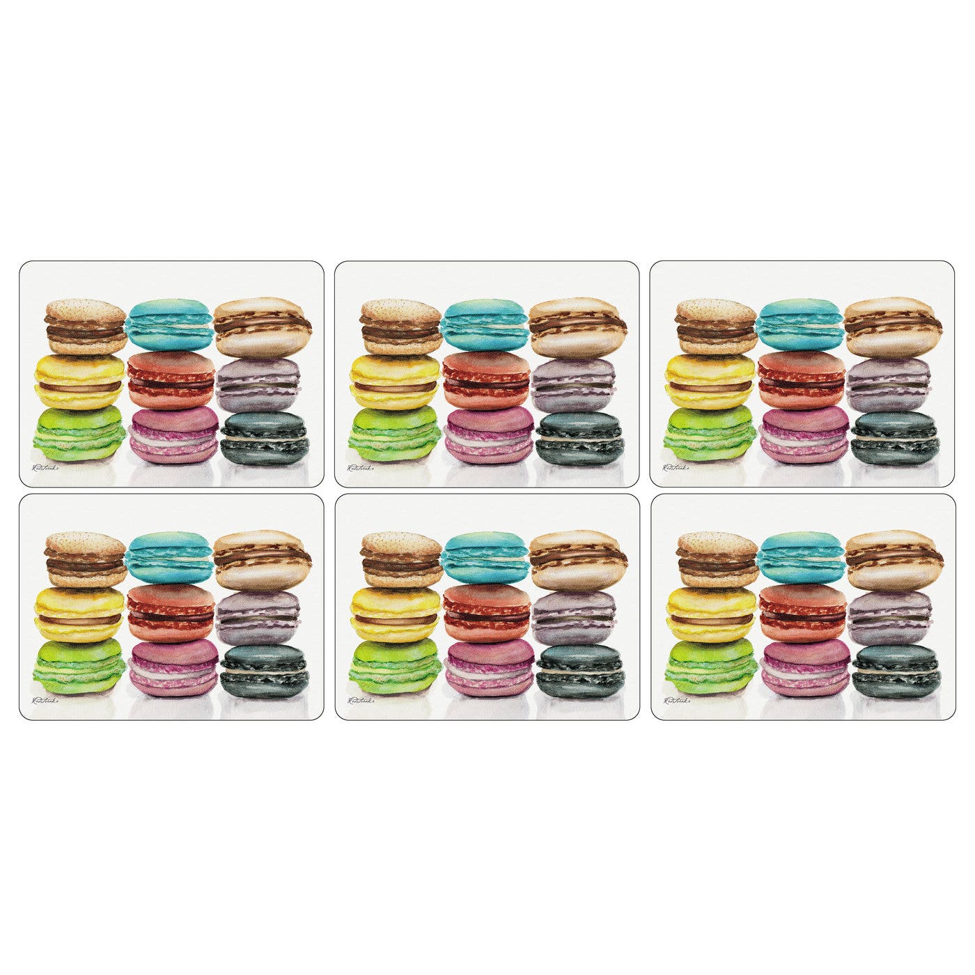 Pimpernel Macarons Placemats Set of 6 