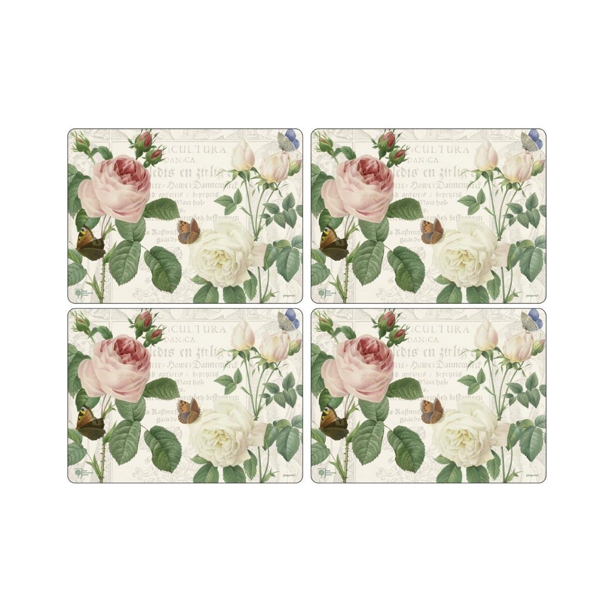 Pimpernel RHS Roses Set of 4 Placemats