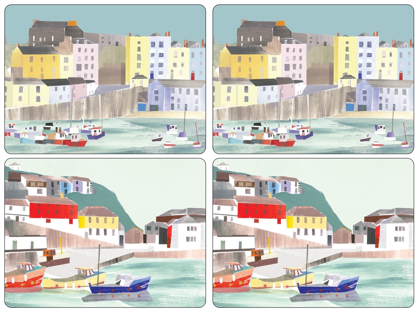 Pimpernel Harbour Large Placemats Set of 4