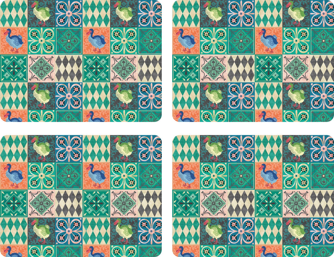 Zanzibar Set of 4 Large Placemats