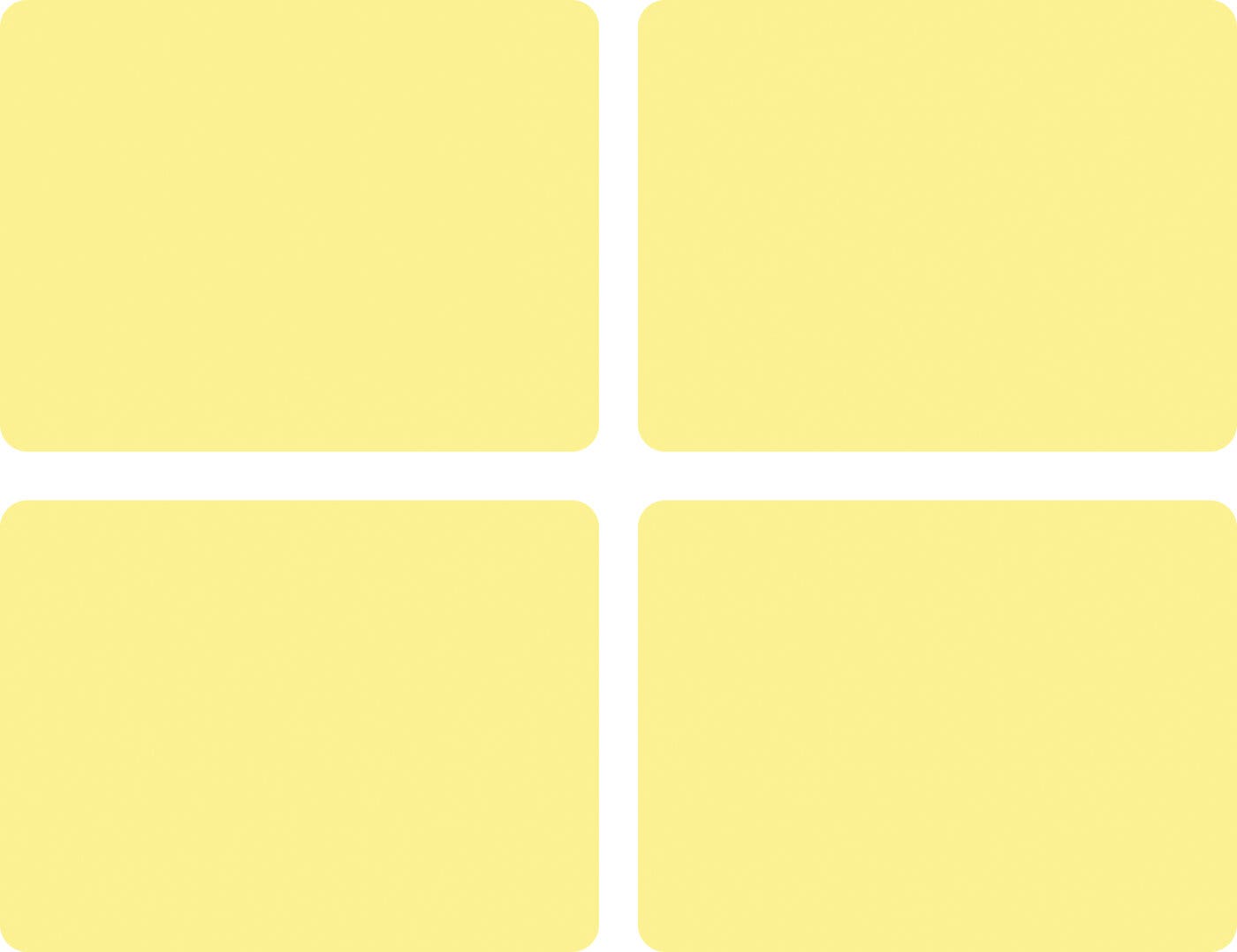 Sunny Set of 4 Large Placemats