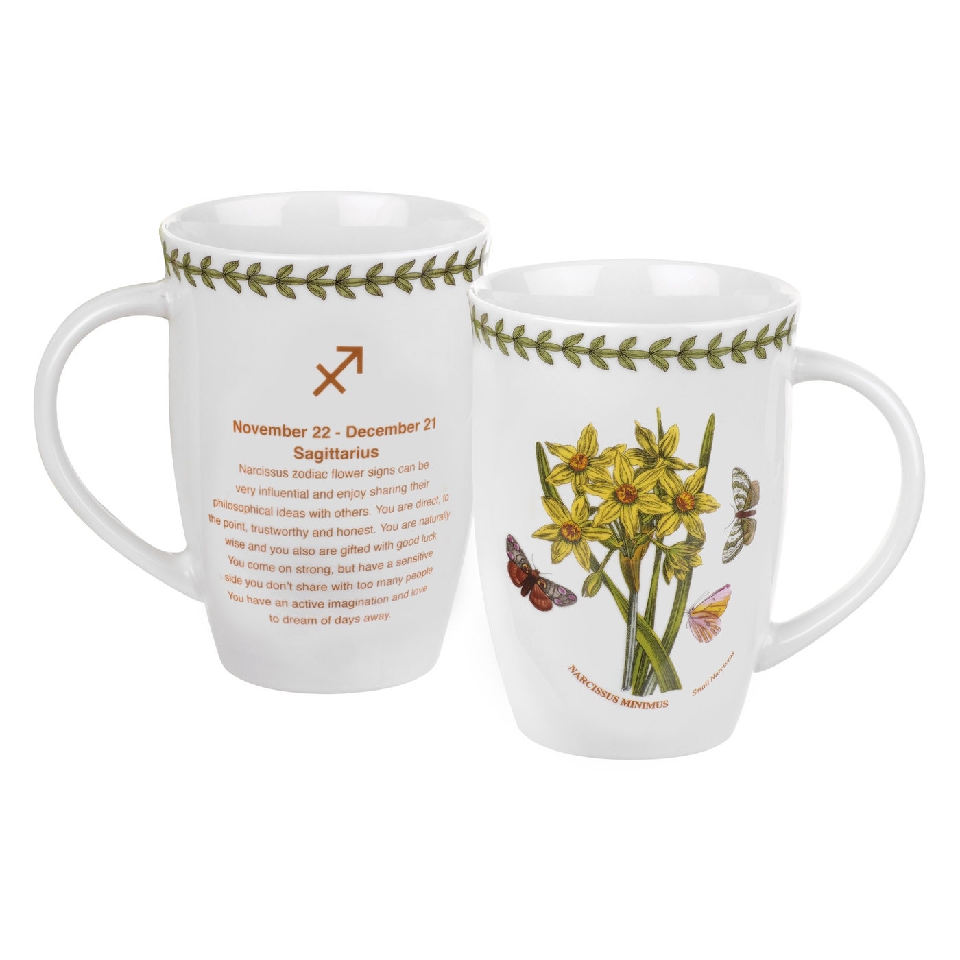 Pimpernel Botanic Garden Sagittarius Zodiac Mug (Narcissus)
