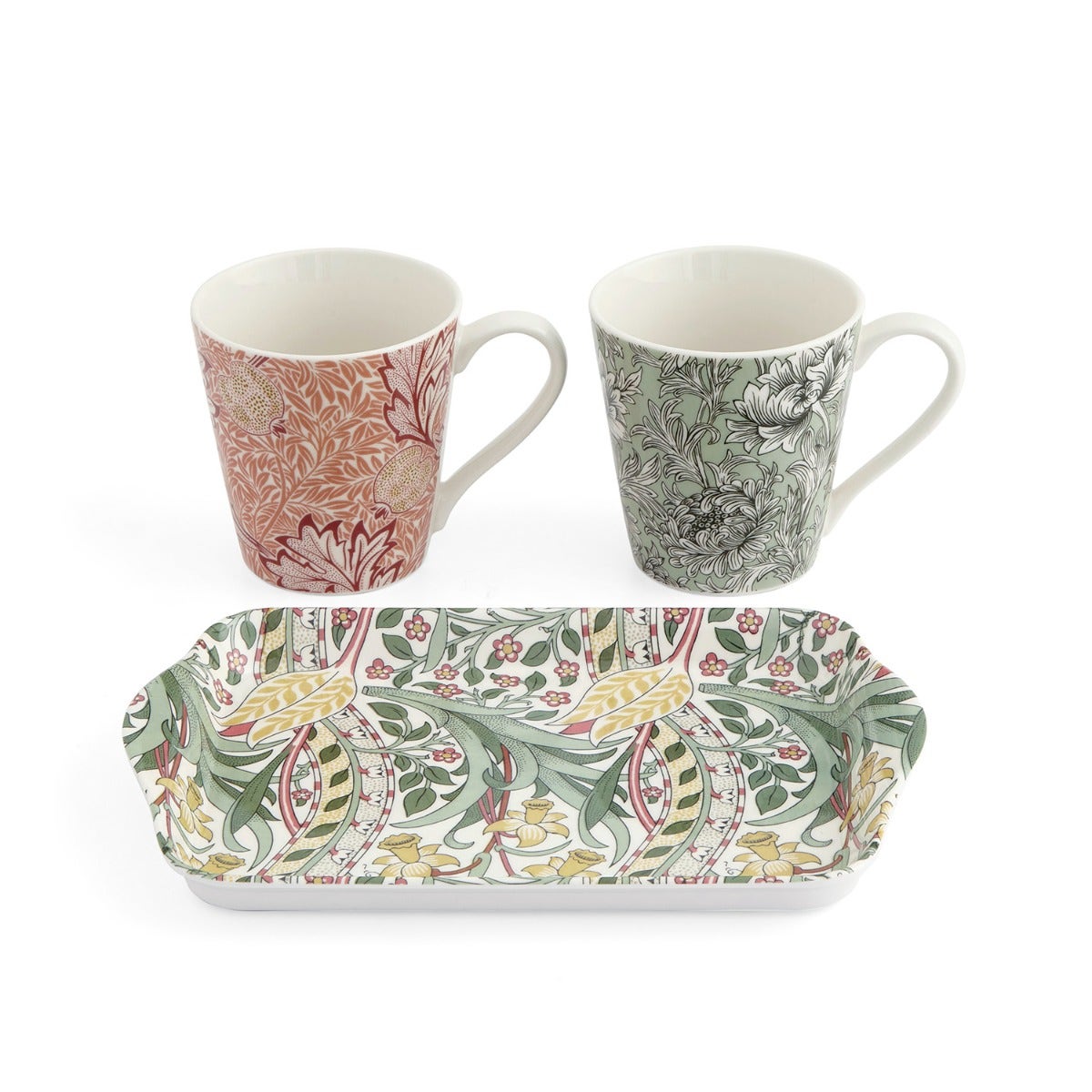 Morris & Co. Mug & Tray Set