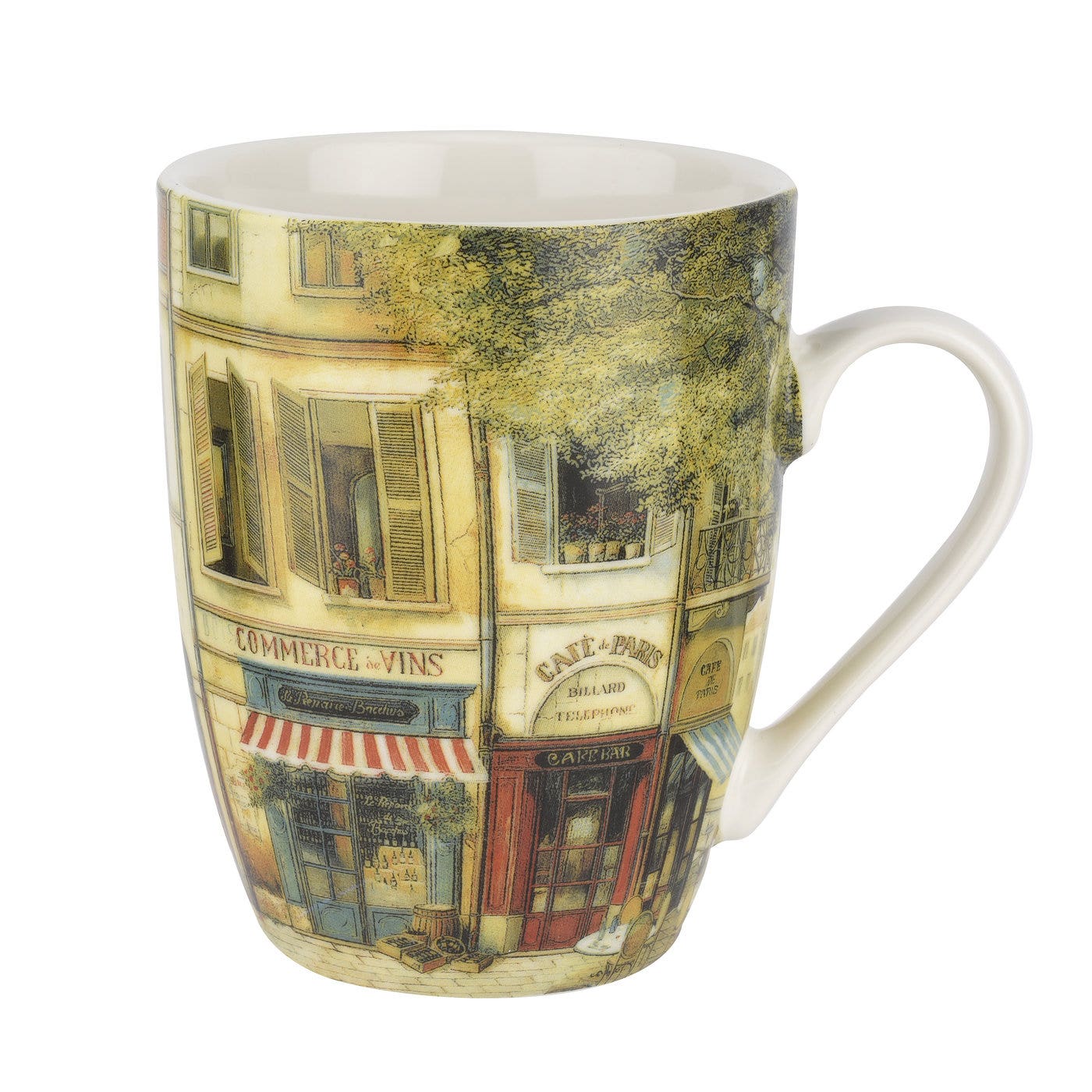 Pimpernel Parisian Scene Mug Set of 4
