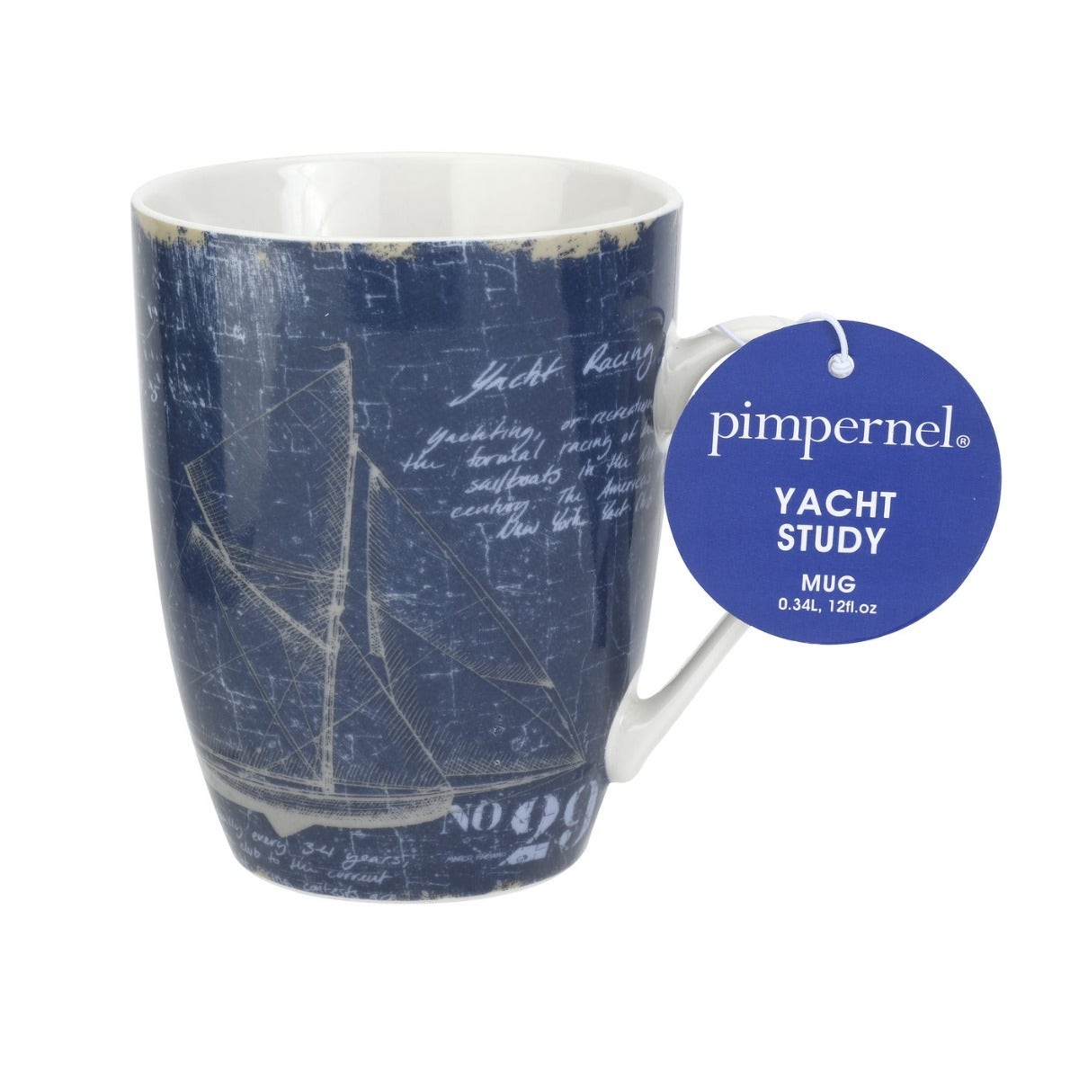 Pimpernel Yacht Study Mug Set of 4 