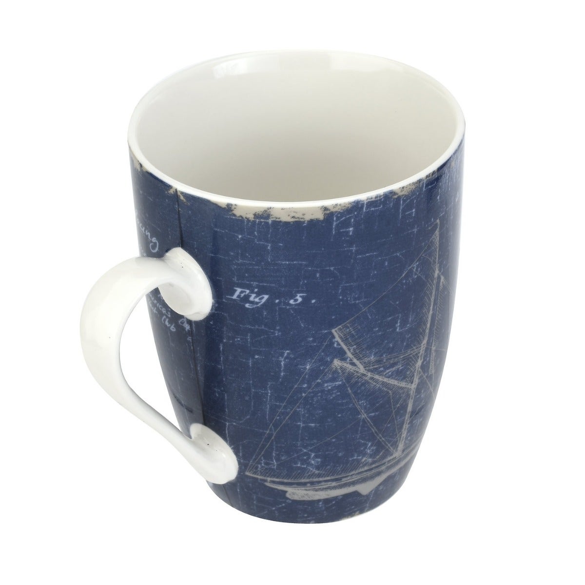 Pimpernel Yacht Study Mug Set of 4 