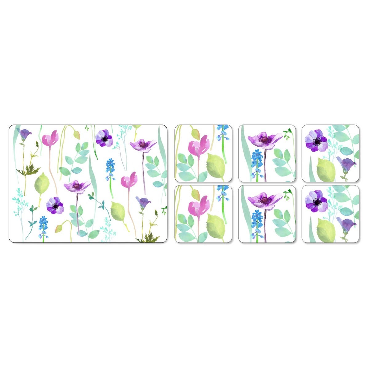 Pimpernel Water Garden Placemats and Free Coasters Set of 6