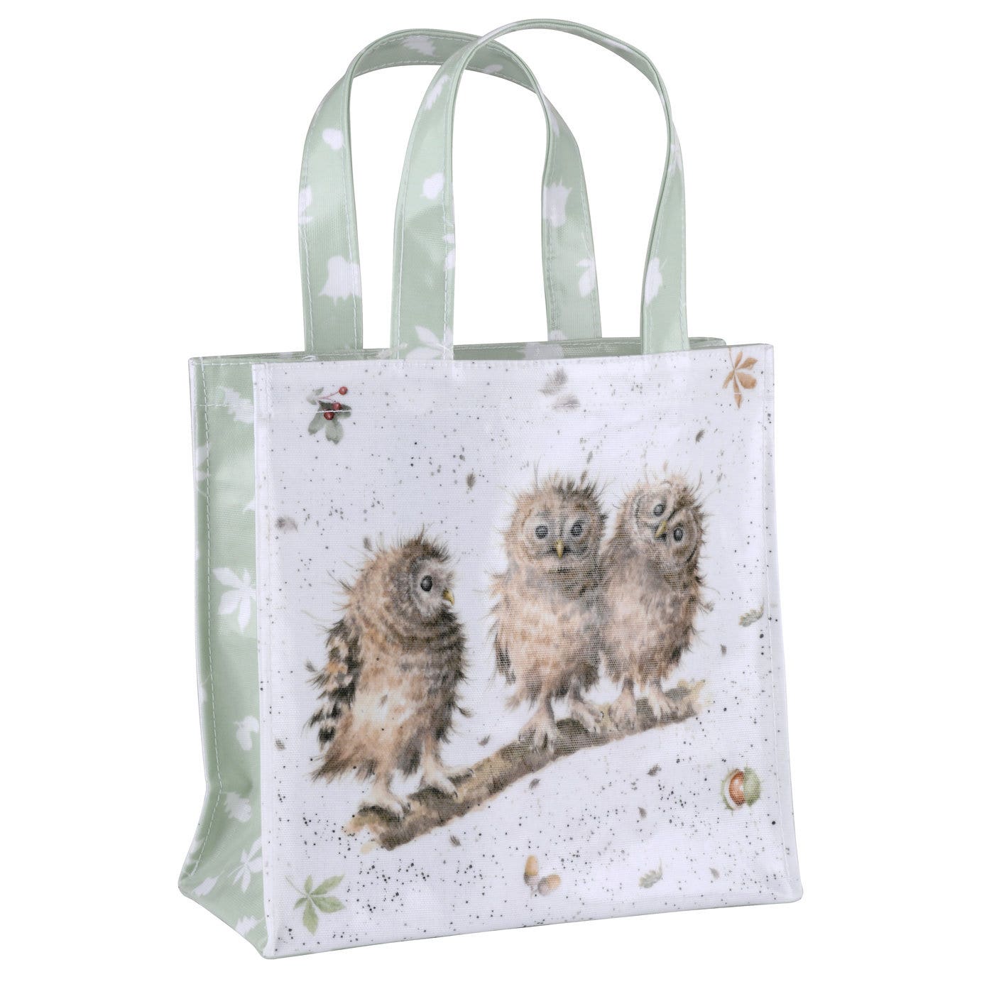 Pimpernel Wrendale Designs Shopping Bag PVC Coated Small You First (Owls)