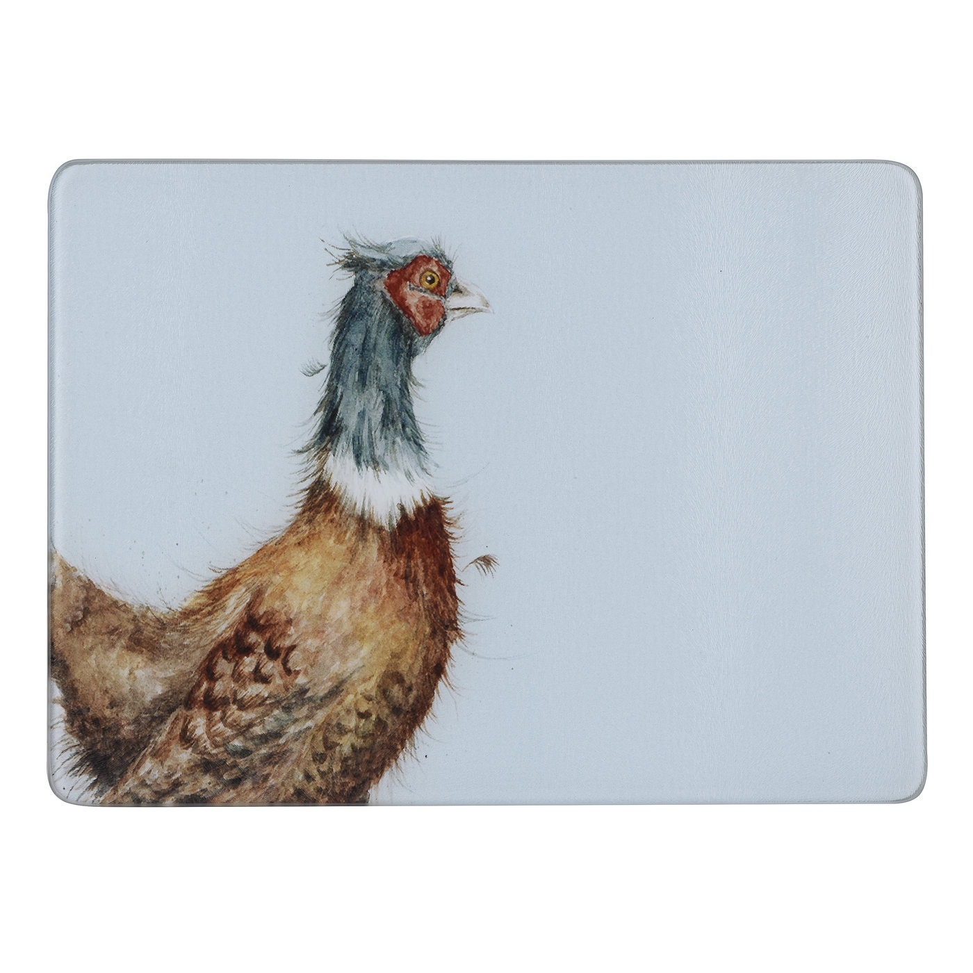 Pimpernel Wrendale Designs Glass Worktop Saver Pheasant