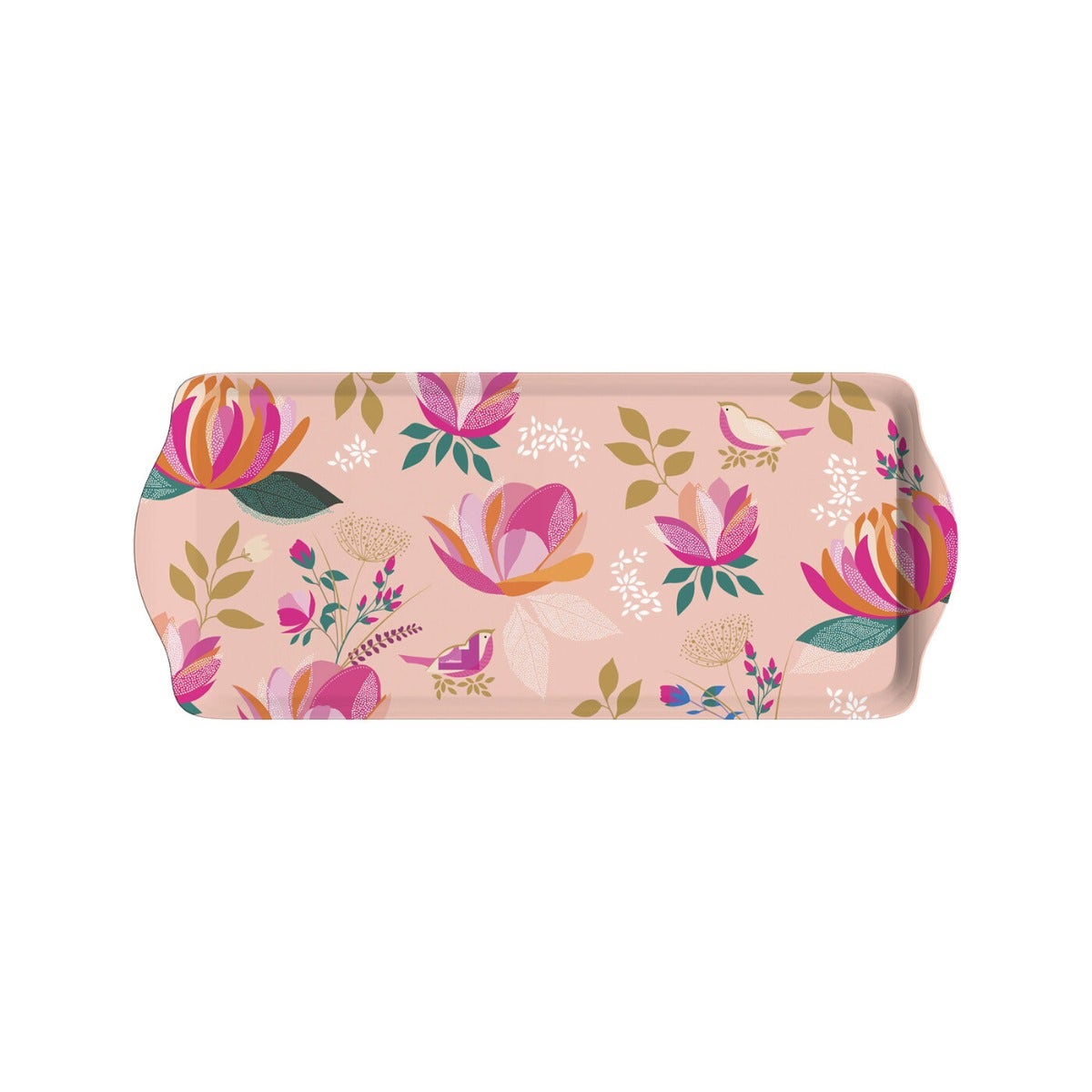 Sara Miller London Peony Collection Sandwich Tray