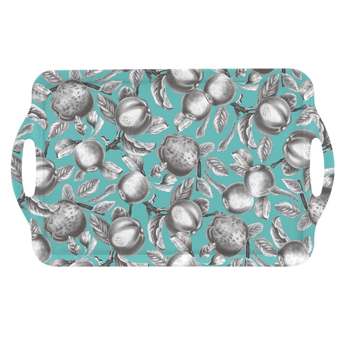 Pimpernel Pomona Turquoise Large Handled Tray