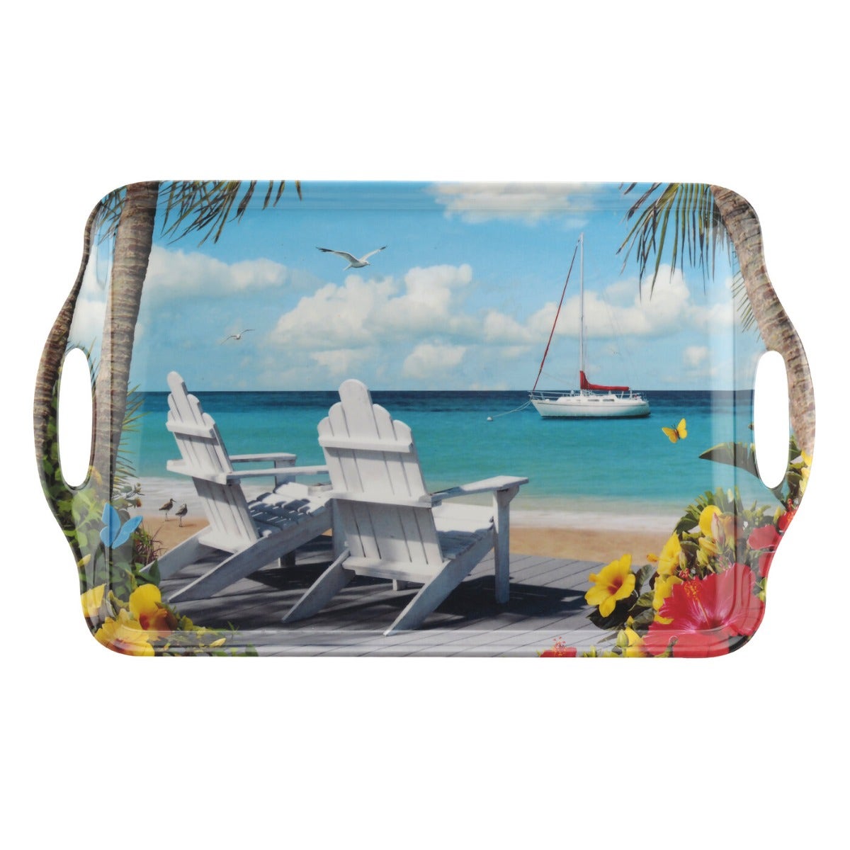Pimpernel In the Sunshine Large Handled Tray 