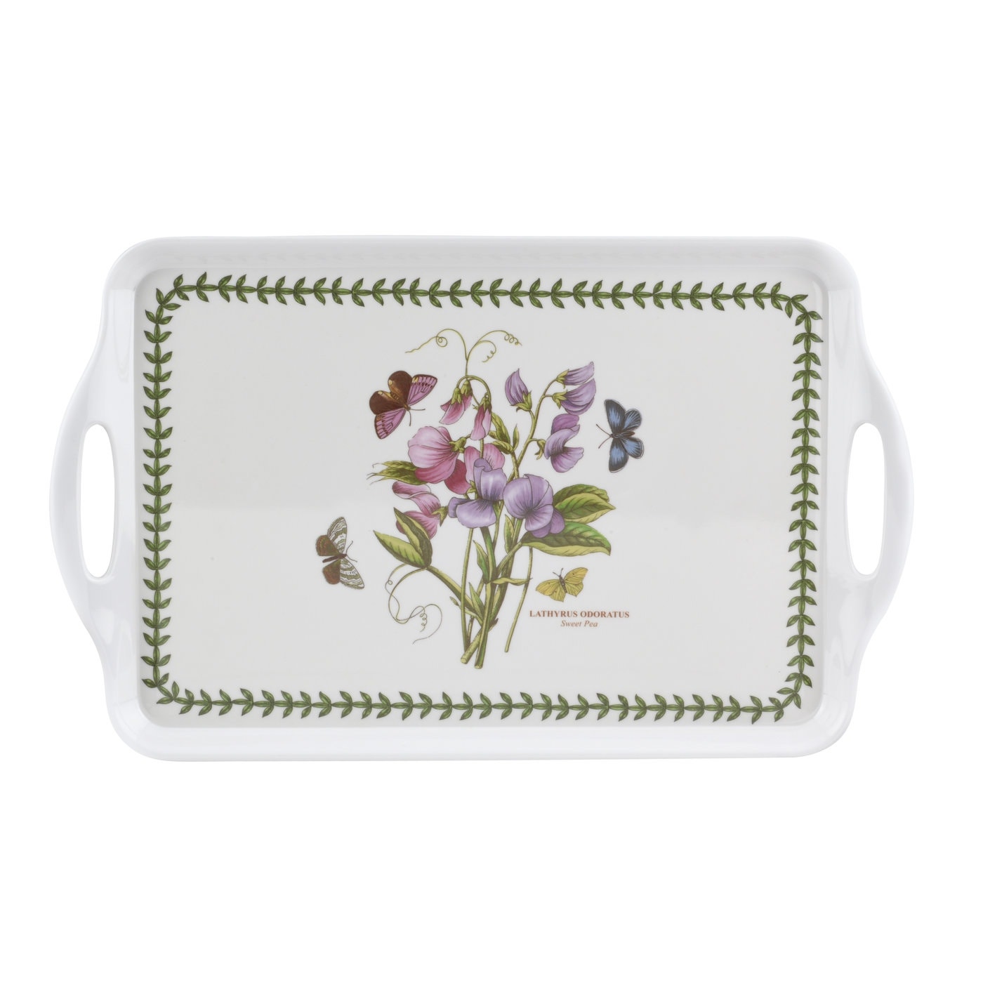 Portmeirion Botanic Garden Handled Tray - Sweet Pea