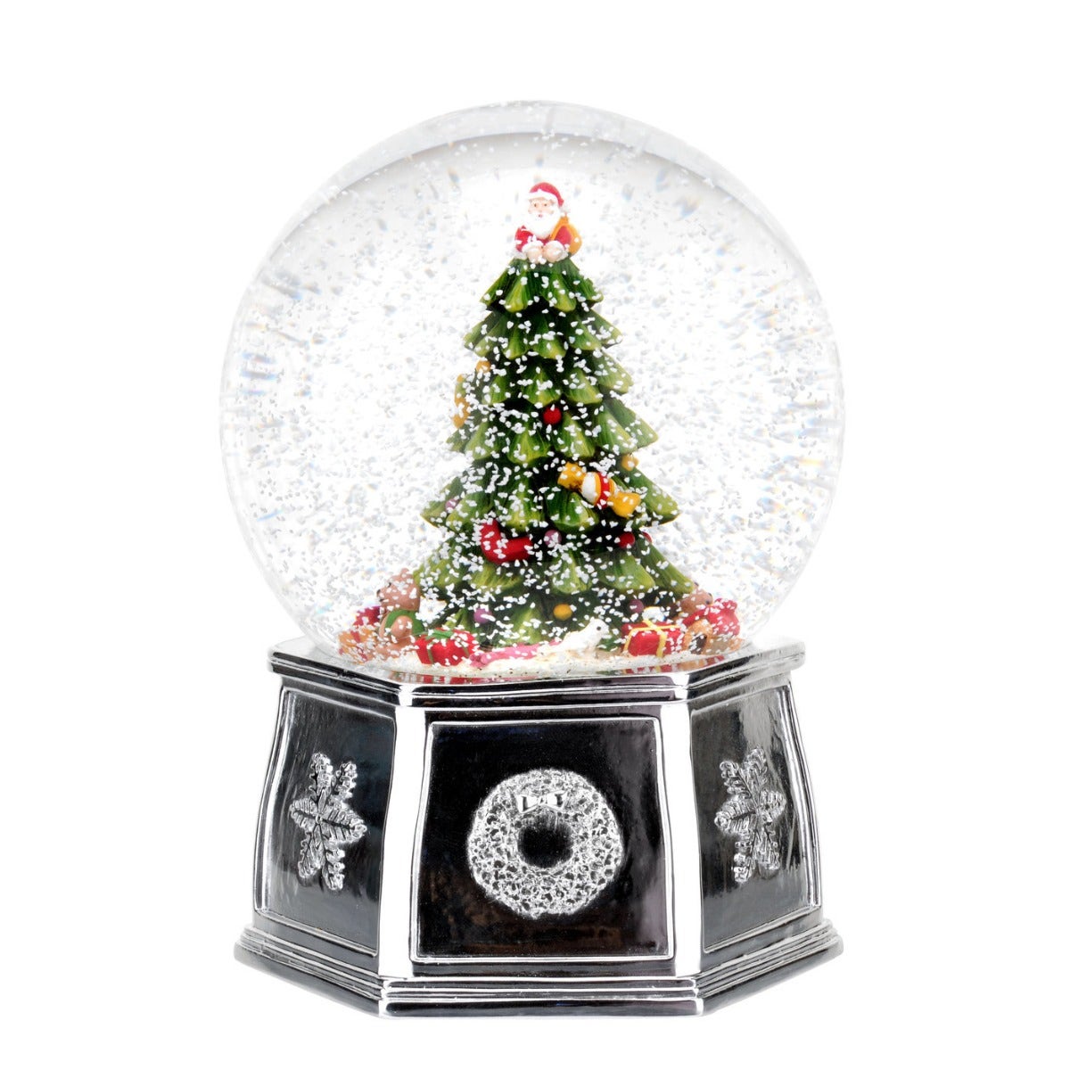 Spode Christmas Tree Musical Snow Globe