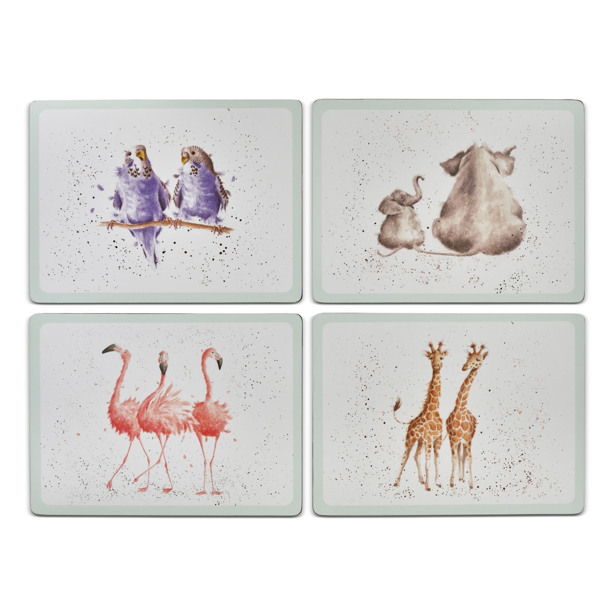 Pimpernel Wrendale Designs Zoological Large Placemats Set of 4