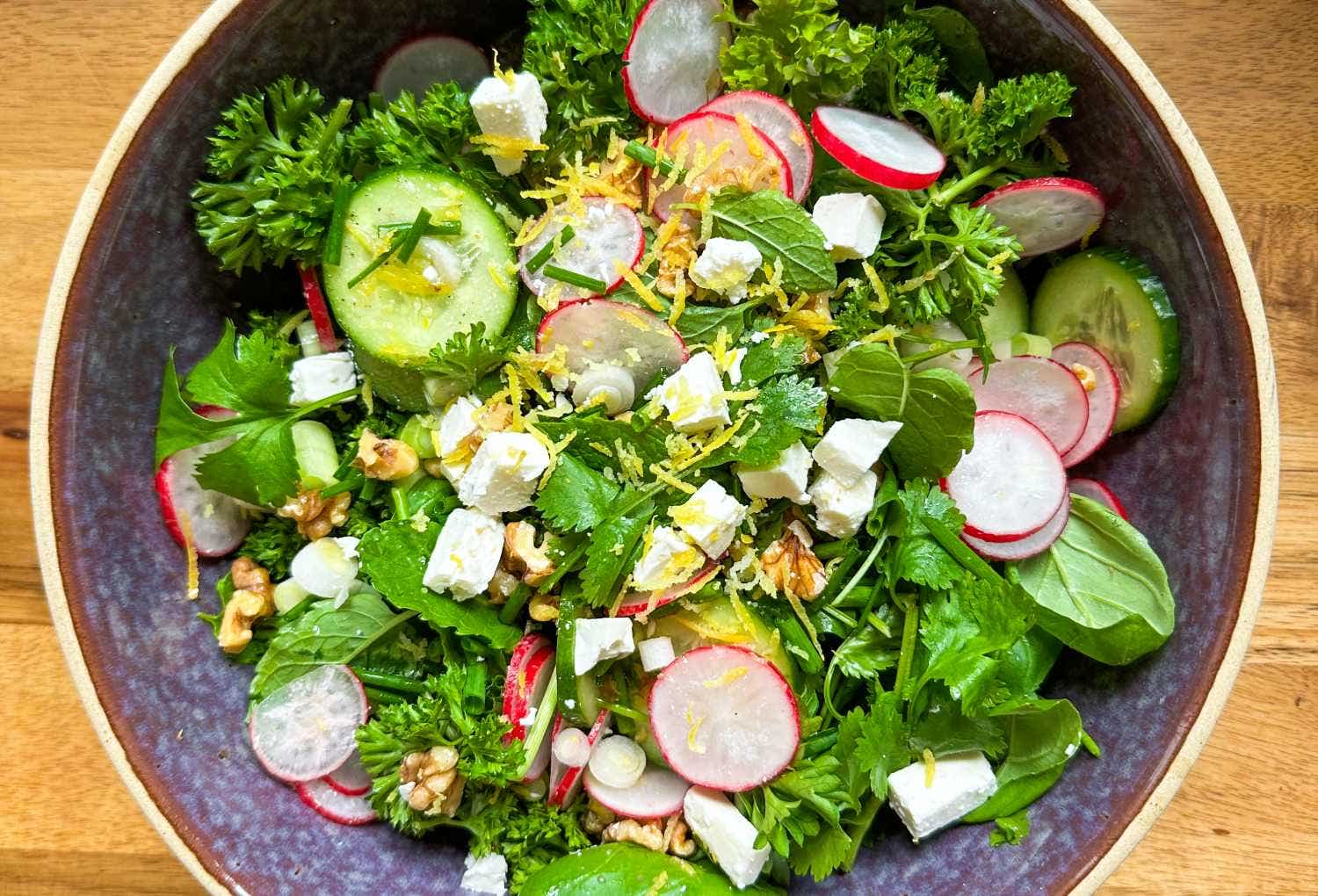Summer Herb Salad Recipe